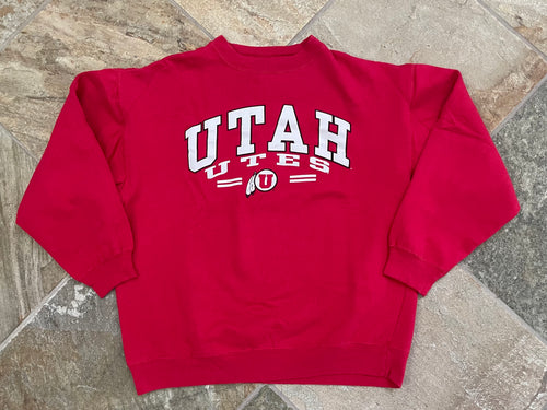 Vintage Utah Utes TSI College Sweatshirt, Size Large