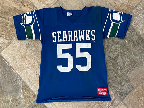 Vintage Seattle Seahawks Brian Bozworth Rawlings Jersey Football TShirt, Size Medium