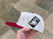 Load image into Gallery viewer, Vintage Oklahoma Sooners Starter Pinstripe Snapback College Hat