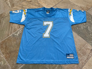 Vintage San Diego Chargers Doug Flutie Adidas Football Jersey, Size Large