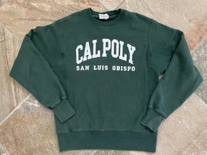 Vintage Cal Poly Mustangs Champion College Sweatshirt, Size Small