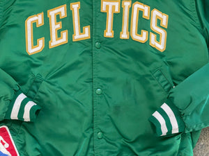Vintage Boston Celtics Starter Satin Basketball Jacket, Size Large