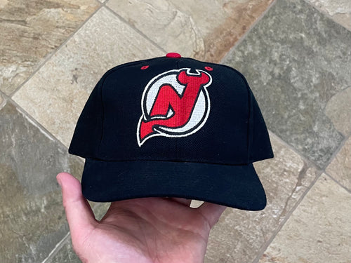Vintage New Jersey Devils Drew Pearson Snapback Hockey Hat