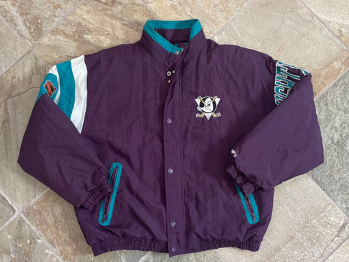 Vintage 1990s Mighty Ducks of Anaheim Starter Jacket Size 