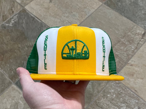 Vintage Seattle SuperSonics AJD Snapback Basketball Hat