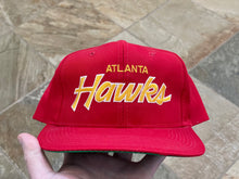 Load image into Gallery viewer, Vintage Atlanta Hawks Sports Specialties Script Snapback Basketball Hat