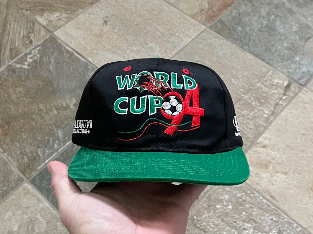 Vintage 1994 World Cup Logo Athletic Soccer Snapback Hat ***