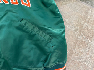 Vintage Miami Hurricanes Starter Satin College Jacket, Size XL