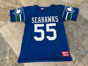 Vintage Seattle Seahawks Brian Bozworth Rawlings Jersey Football TShirt, Size Medium
