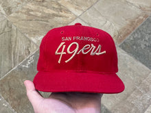 Load image into Gallery viewer, Vintage San Francisco 49ers Sports Specialties Script Snapback Football Hat