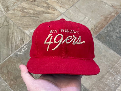 Vintage San Francisco 49ers Sports Specialties Script Snapback Football Hat