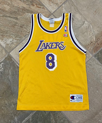 Vintage Los Angeles Lakers Kobe Bryant Champion Basketball Jersey, Size Youth Large, 14-16