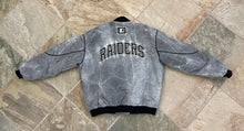 Load image into Gallery viewer, Vintage Los Angeles Raiders Starter Acid Wash Football Jacket, Size Large