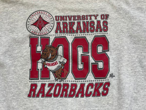 Vintage Arkansas Razorbacks College Sweatshirt, Size XL