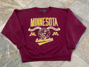 Vintage Minnesota Golden Gophers College Sweatshirt, Size Large