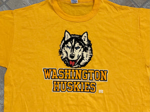 Vintage Washington Huskies Russell College TShirt, Size XL