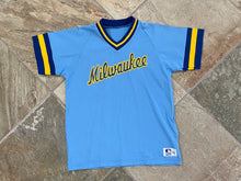 Load image into Gallery viewer, Vintage Milwaukee Brewers Sand Knit Baseball Jersey, Size Youth XL