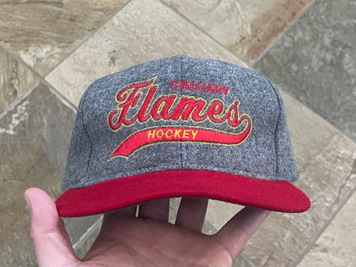 Vintage Calgary Flames Starter Tailsweep Snapback Hockey Hat