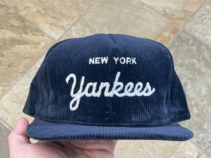 Vintage New York Yankees AJD Corduroy Snapback Baseball Hat