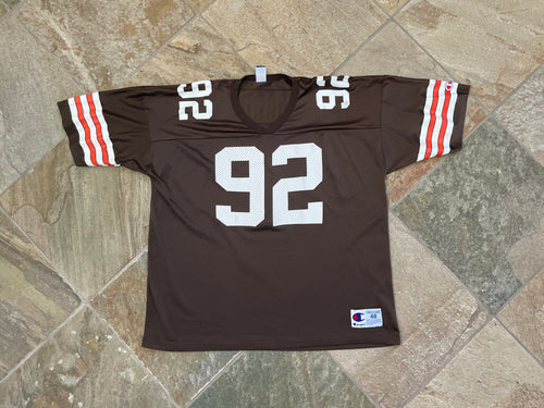 Vintage Cleveland Browns Courtney Brown Champion Football Jersey, Size 48, XL