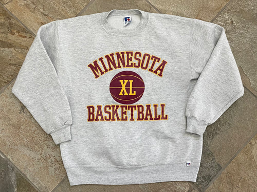 Vintage Minnesota Golden Gophers Russell College Sweatshirt, Size Large