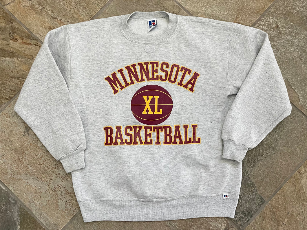 Vintage Minnesota Golden Gophers Russell College Sweatshirt, Size Large