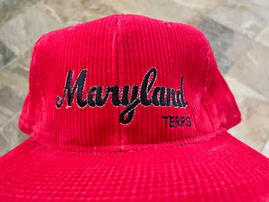 Vintage Maryland Terrapins The Game Corduroy Snapback College Hat