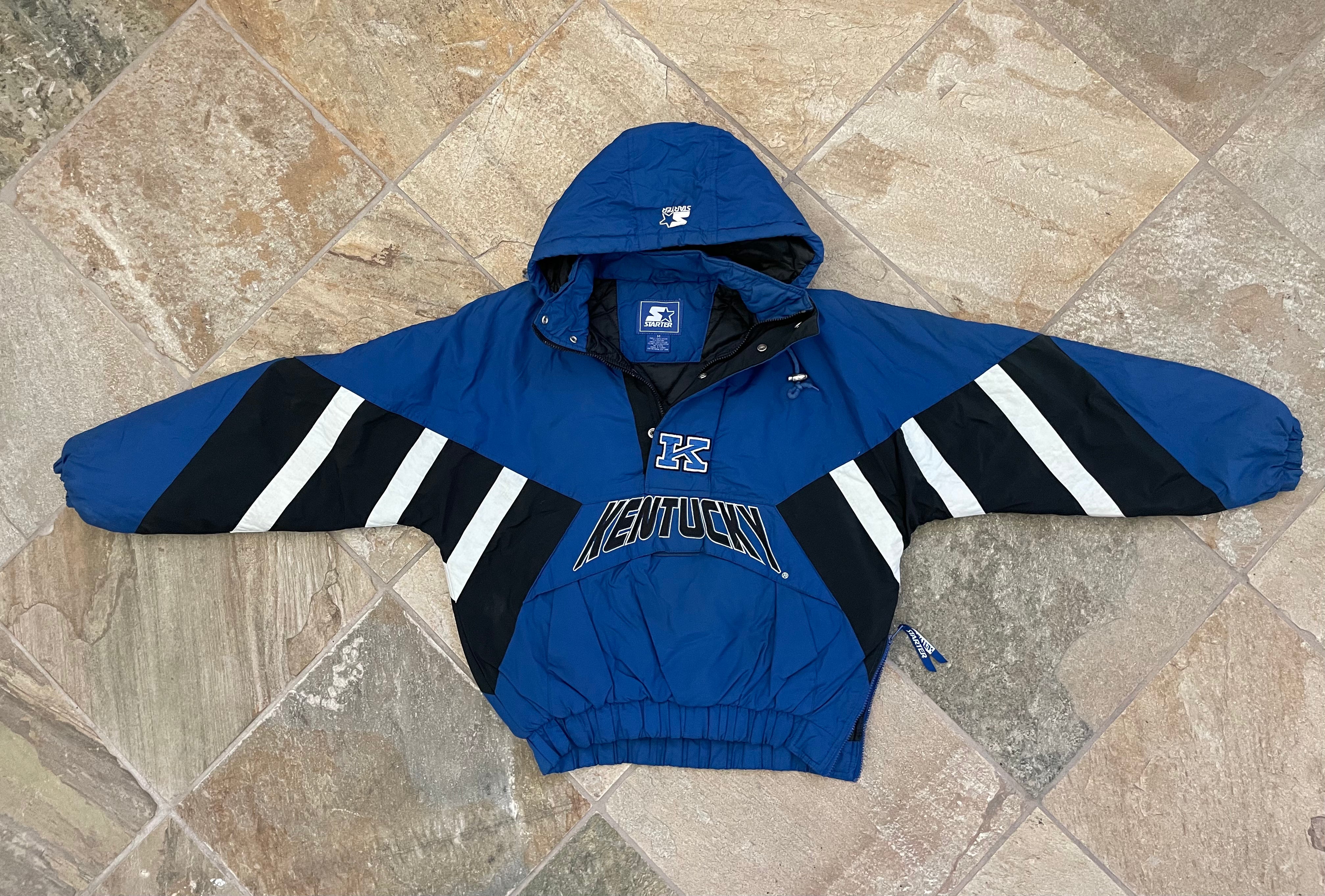 ファッションアイテム人気ランキング Vintage Kentucky Size Jacket, College Parka Starter Wildcats ウォームアップウェア
