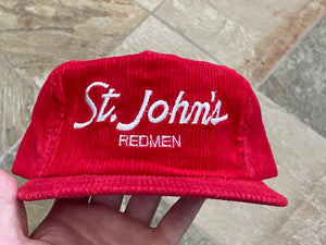 Vintage St. John’s Redmen Sports Specialties Corduroy Script Snapback College Hat