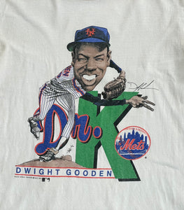 Vintage New York Mets Doc Gooden Salem Baseball TShirt, Size Medium