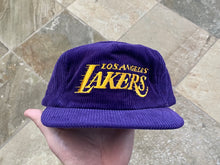 Load image into Gallery viewer, Vintage Los Angeles Lakers Sports Specialties Corduroy Basketball Hat