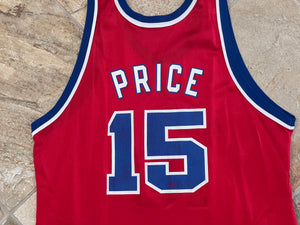 Vintage Washington Bullets Mark Price Champion Basketball Jersey, Size 48, XL