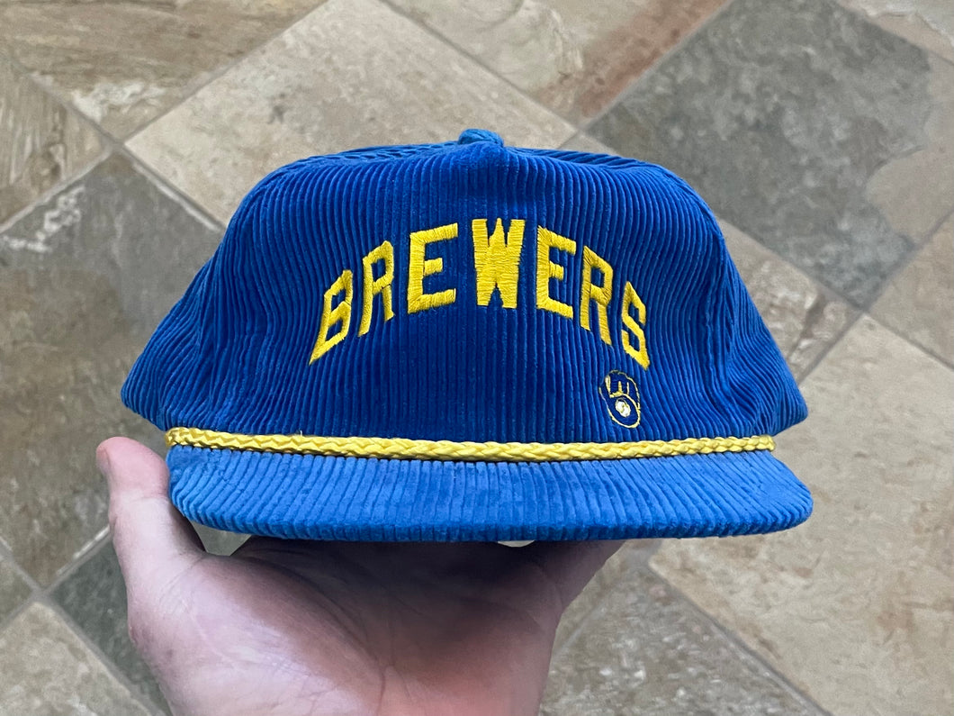Vintage Milwaukee Brewers Universal Corduroy Snapback Baseball Hat – Stuck  In The 90s Sports