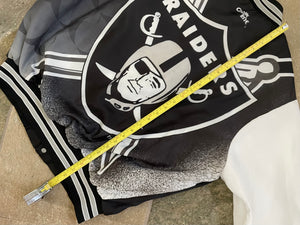 Vintage Los Angeles Raiders Chalk Line Fanimation Football Jacket, Size XL