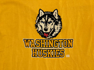 Vintage Washington Huskies Russell College TShirt, Size Large