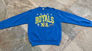 Vintage Omaha Royals Baseball Sweatshirt, Size Large