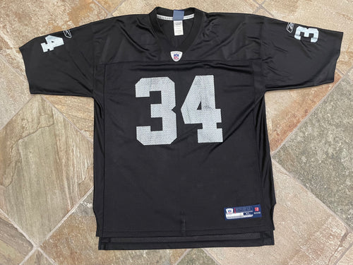 Vintage Oakland Raiders LaMont Jordan Reebok Football Jersey, Size XL