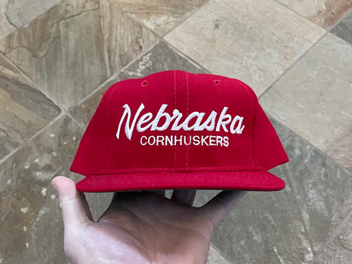 Vintage Nebraska Cornhuskers Sports Specialties Script Snapback College Hat