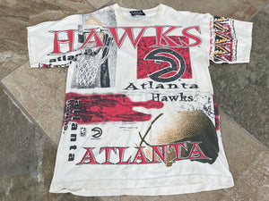 Vintage Atlanta Hawks Magic Johnson Basketball TShirt, Size Youth XL