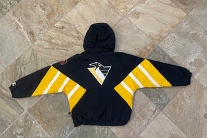 Vintage Pittsburgh Penguins Starter Parka Hockey Jacket, Size Youth Large