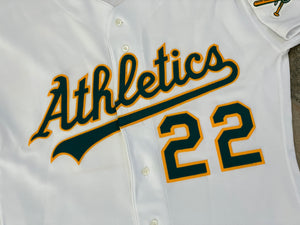 Vintage Oakland Athletics Kirk Dressendorfer Russell Game Worn Baseball Jersey, Size 44, Large