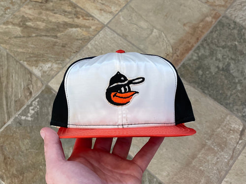 Vintage Baltimore Orioles AJD Satin Snapback Baseball Hat