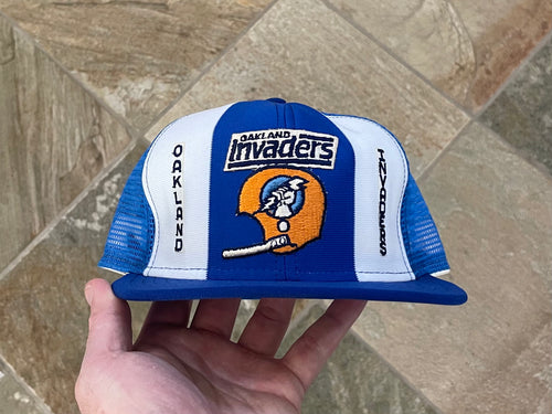 Vintage Oakland Invaders USFL AJD Snapback Football Hat
