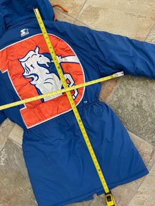 Vintage Denver Broncos Starter Trench Coat Football Jacket, Size XL