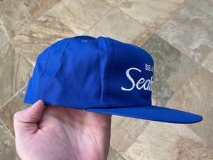 Vintage Seattle Seahawks Sports Specialties Script Snapback Football Hat