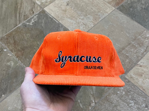 Vintage Syracuse Orangemen The Game Corduroy Snapback College Hat