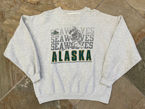 Vintage Alaska Seawolves College Sweatshirt, Size XL