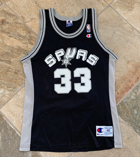 Vintage San Antonio Spurs Antonio Daniels Champion Basketball Jersey, Size 40, Medium