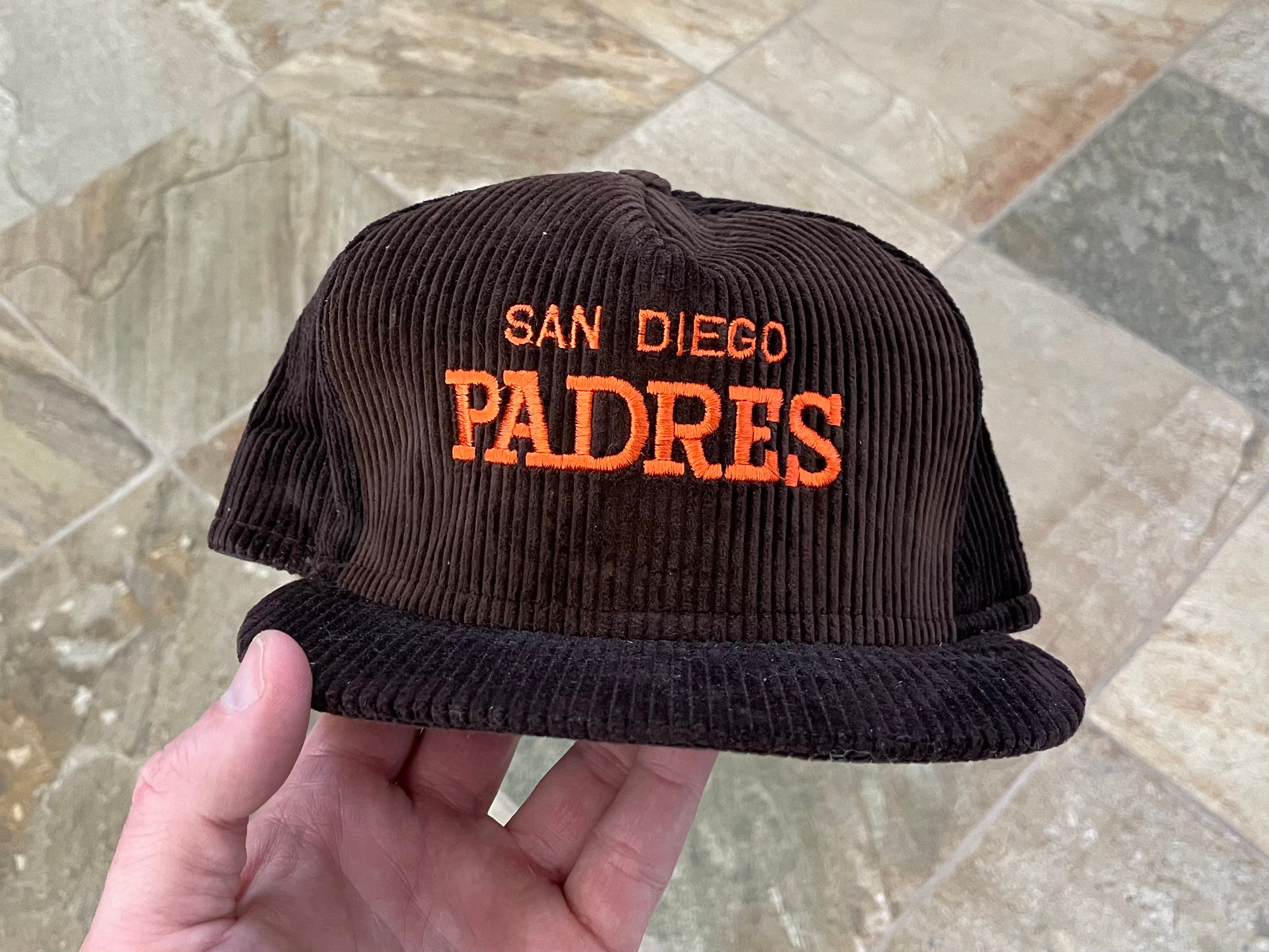 Vintage San Diego Padres AJD Corduroy Snapback Baseball Hat – Stuck In The  90s Sports