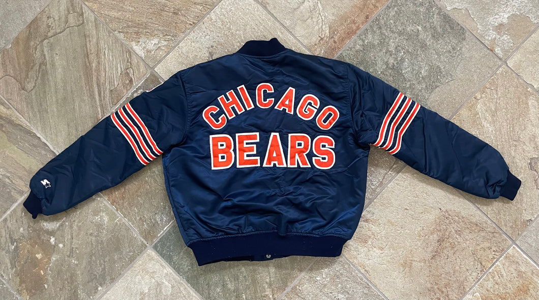 Vintage Chicago Bears Starter Satin Football Jacket, Size XL